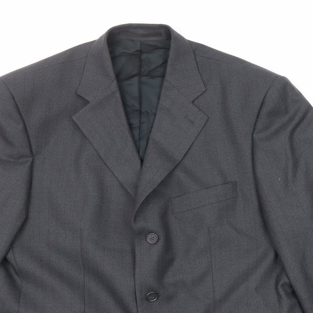 Mens UK Size 42 James Barry Regular Grey Suit Jacket