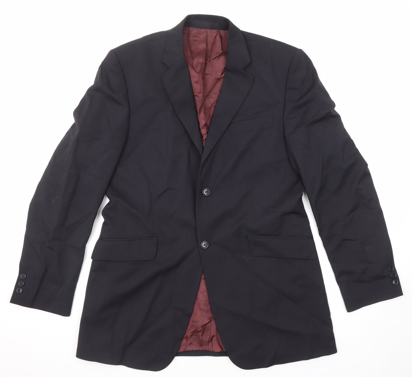 Mens UK Size 40 Burton Regular Blue Suit Jacket