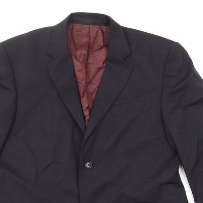 Mens UK Size 40 Burton Regular Blue Suit Jacket