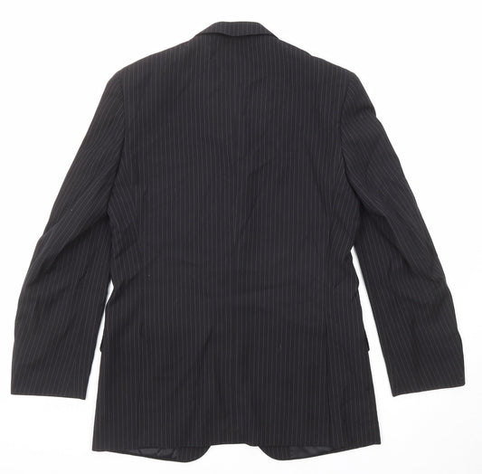 Mens UK Size 36 Burton Regular Black Suit Jacket