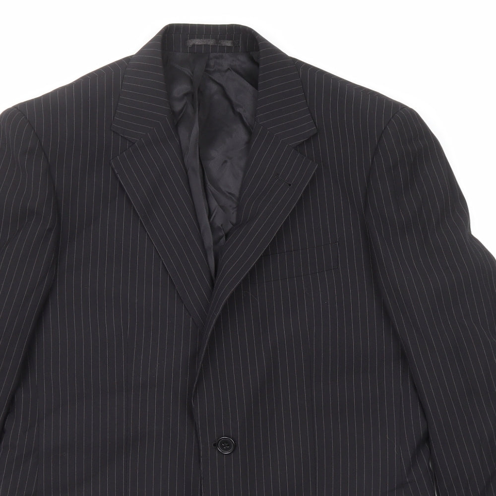 Mens UK Size 36 Burton Regular Black Suit Jacket
