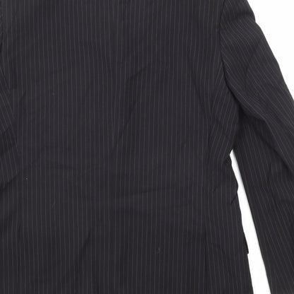 Mens UK Size 36 Burton Regular Black Suit Jacket
