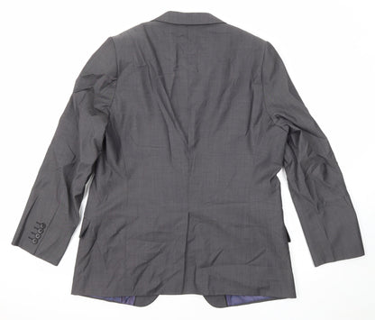 Mens UK Size 44 Marks and Spencer Regular Grey Suit Jacket