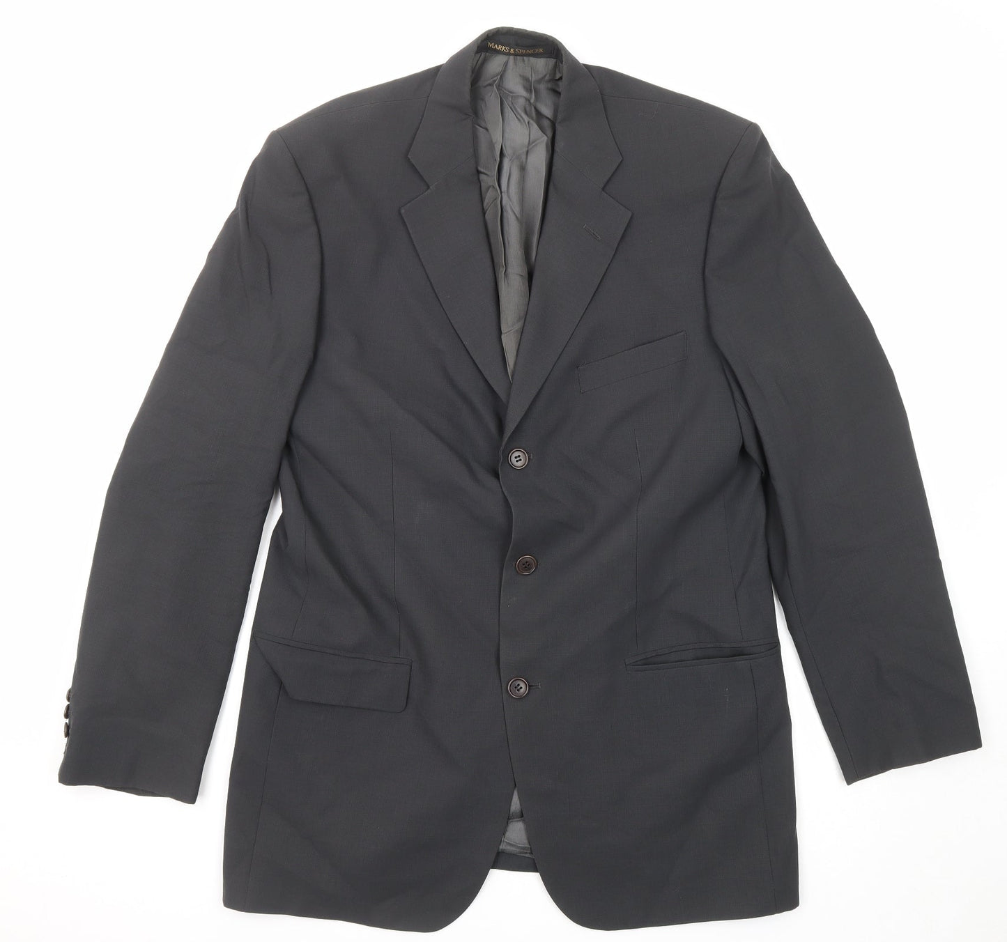 Mens UK Size 40 Marks and Spencer Regular Grey Suit Jacket