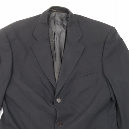 Mens UK Size 40 Marks and Spencer Regular Grey Suit Jacket