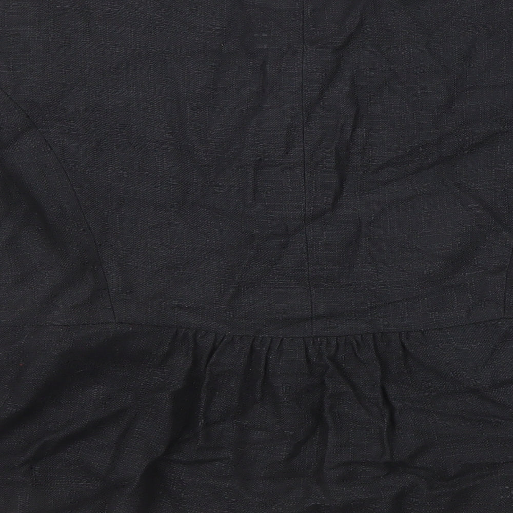 Principles Womens Black Jacket Size 14 Button