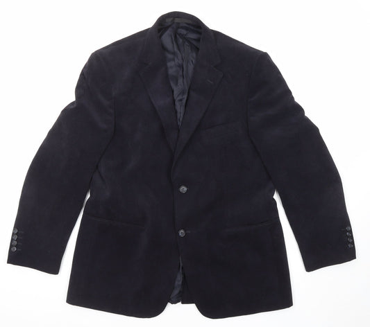 Mens UK Size 40 Marks and Spencer Regular Blue Suit Jacket
