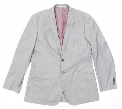Mens UK Size 40 Butler & Webb Regular Grey Suit Jacket