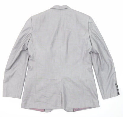 Mens UK Size 40 Butler & Webb Regular Grey Suit Jacket