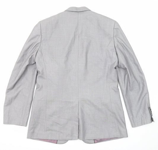 Mens UK Size 40 Butler & Webb Regular Grey Suit Jacket