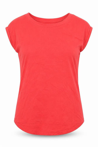 Womens UK Size 6 NEXT Red Basic T-Shirt