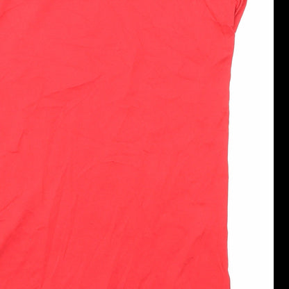 Womens UK Size 6 NEXT Red Basic T-Shirt