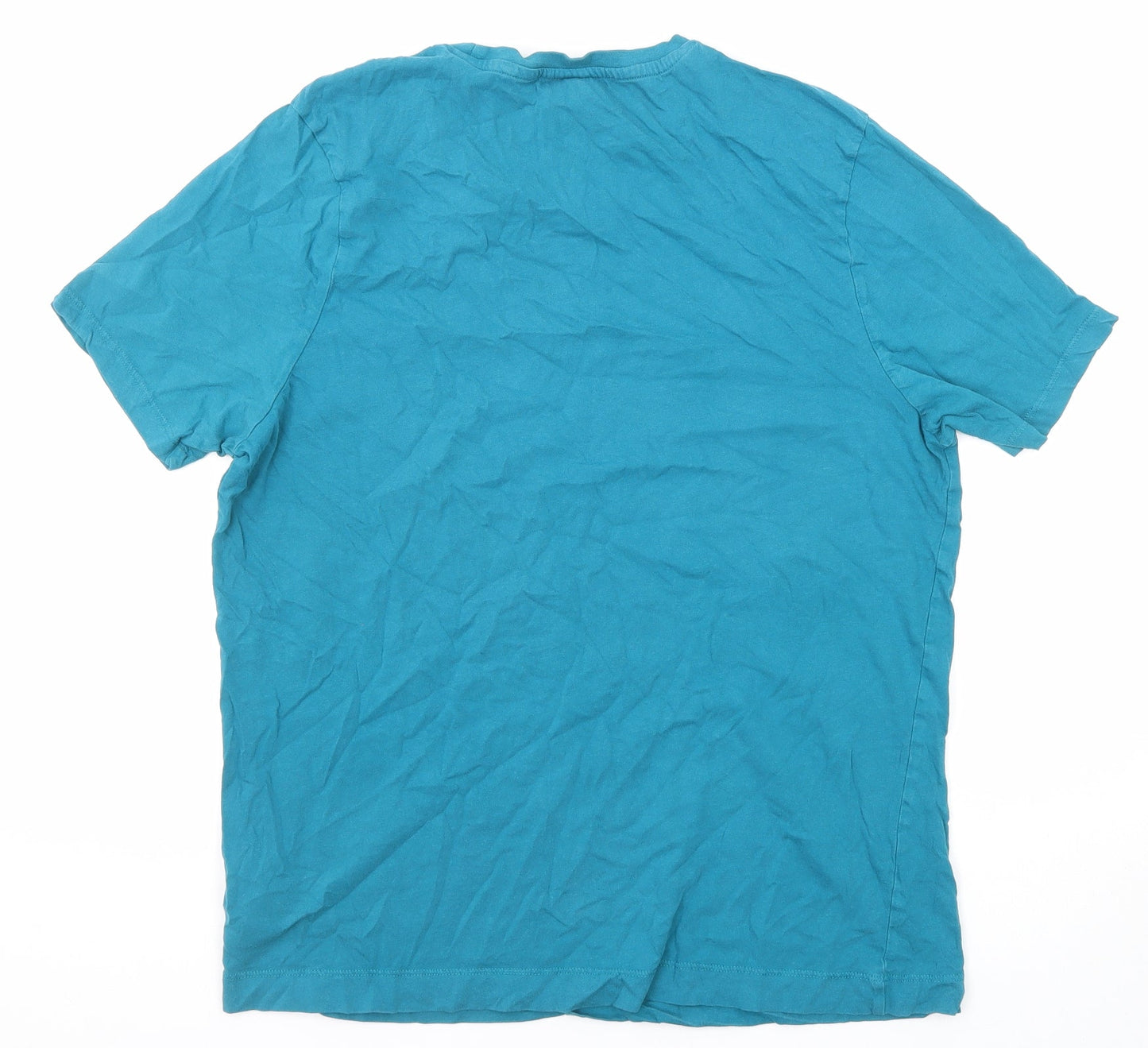Womens UK Size M Slazenger Blue Basic T-Shirt