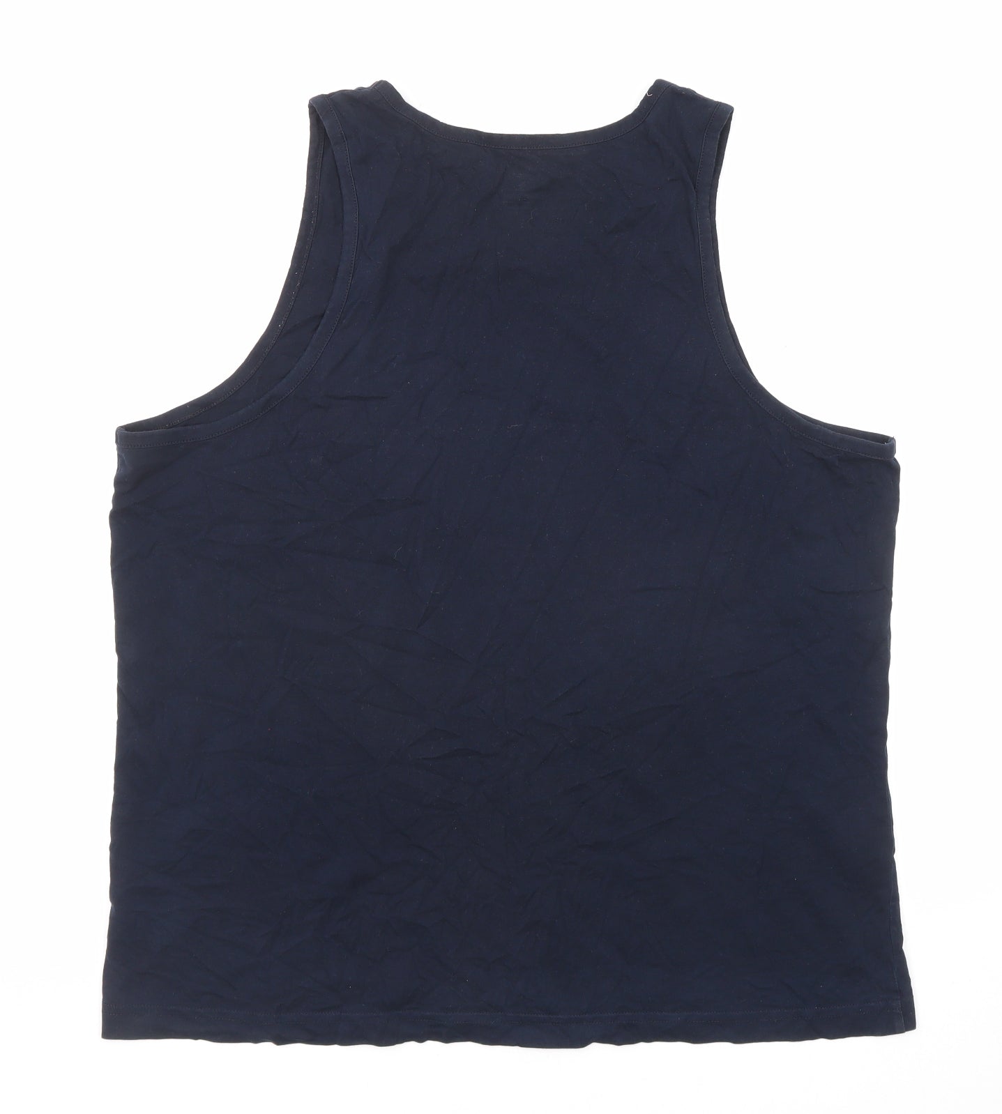 Womens UK Size XL Marks and Spencer Blue Basic Tank