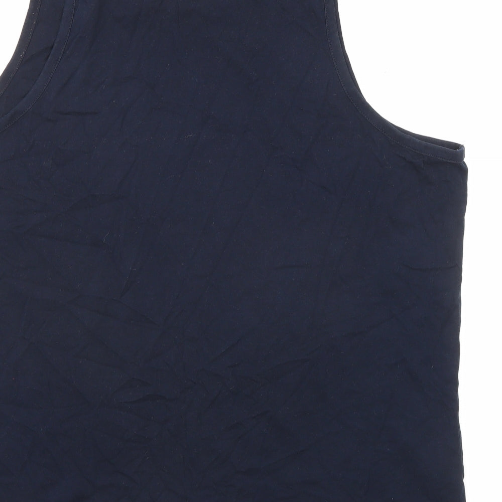 Womens UK Size XL Marks and Spencer Blue Basic Tank
