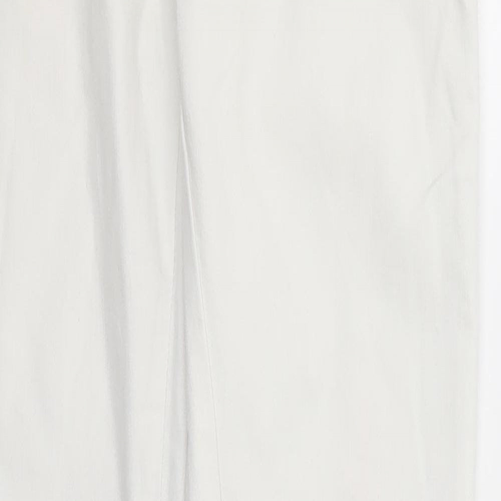 Denim & Co. Womens White Cotton Jegging Jeans Size 6 Regular