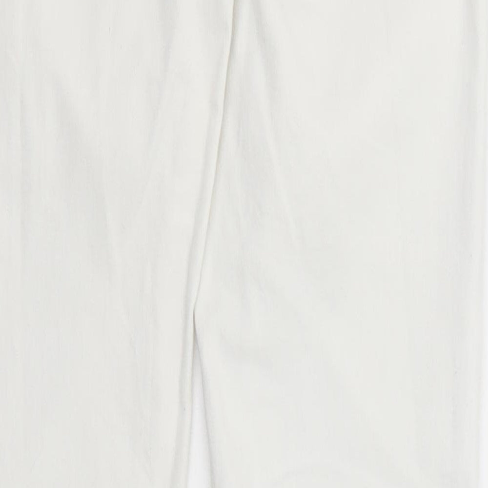 Denim & Co. Womens White Cotton Jegging Jeans Size 6 Regular