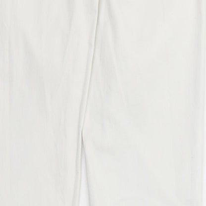 Denim & Co. Womens White Cotton Jegging Jeans Size 6 Regular