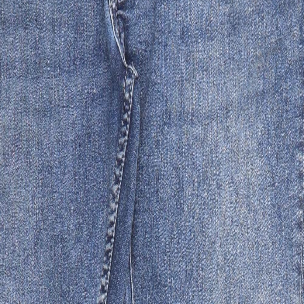 Denim & Co. Mens Blue Cotton Skinny Jeans Size 32 in L32 in Regular Zip