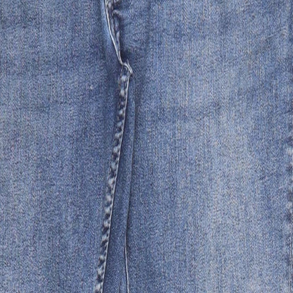 Denim & Co. Mens Blue Cotton Skinny Jeans Size 32 in L32 in Regular Zip