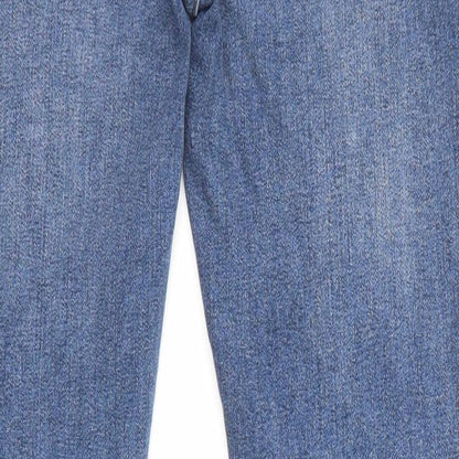 Denim & Co. Mens Blue Cotton Skinny Jeans Size 32 in L32 in Regular Zip