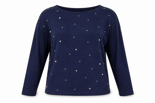 Womens UK Size M Springfield Blue Pullover Jumper