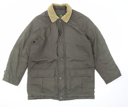 Mens UK Size S Greenwoods Green Jacket