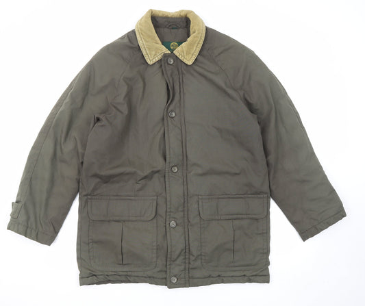 Mens UK Size S Greenwoods Green Jacket