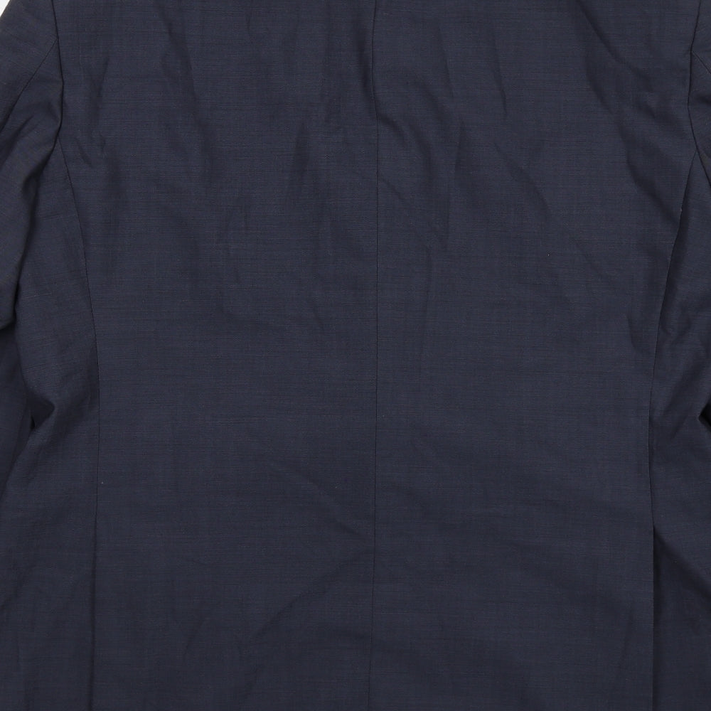 Mens UK Size 42 Howick Tailored Regular Blue Suit Jacket