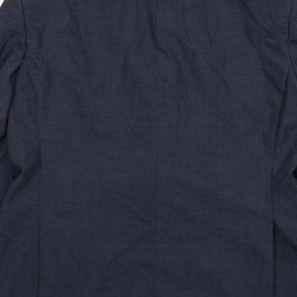 Mens UK Size 42 Howick Tailored Regular Blue Suit Jacket