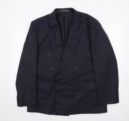 Mens UK Size 44 Classics Regular Blue Suit Jacket