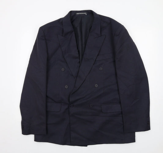 Mens UK Size 44 Classics Regular Blue Suit Jacket