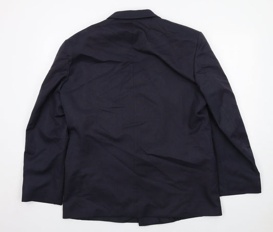 Mens UK Size 44 Classics Regular Blue Suit Jacket