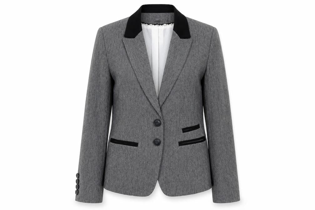 Womens UK Size 10 NEXT Regular Grey Suit Jacket