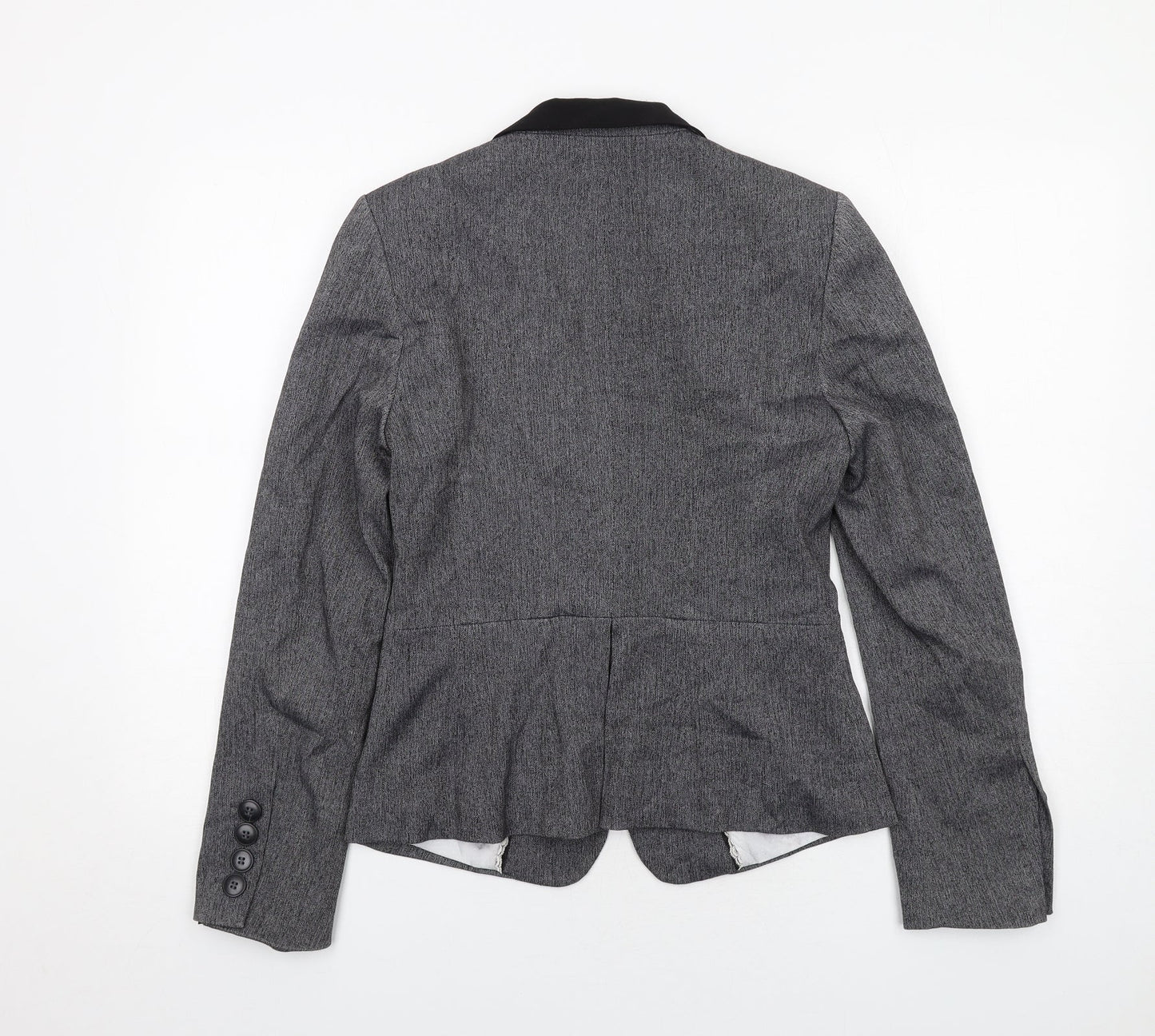 NEXT Womens Grey Polyester Jacket Suit Jacket Size 10