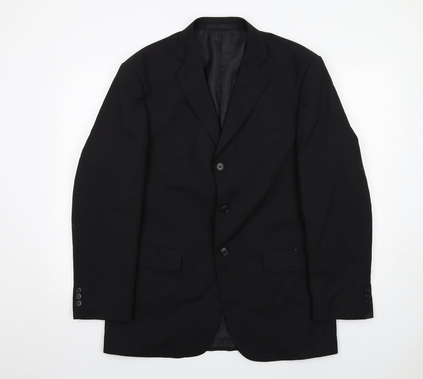 Mens UK Size 40 Marks and Spencer Regular Black Suit Jacket