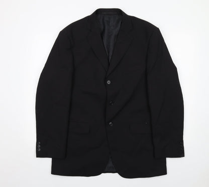 Mens UK Size 40 Marks and Spencer Regular Black Suit Jacket