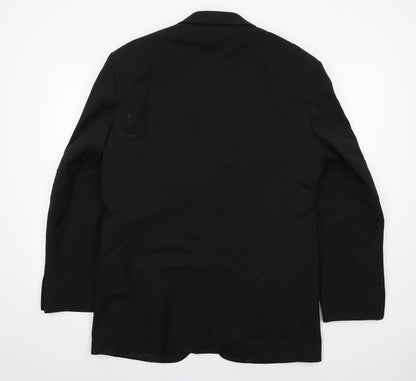 Mens UK Size 40 Marks and Spencer Regular Black Suit Jacket