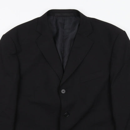 Mens UK Size 40 Marks and Spencer Regular Black Suit Jacket