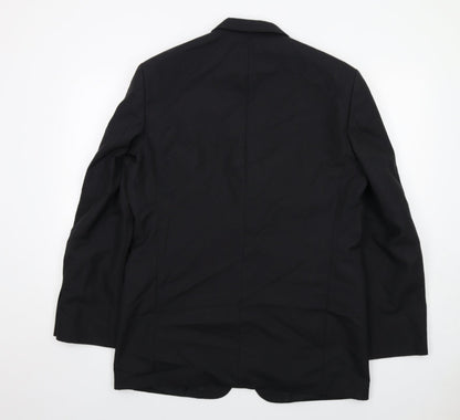 Mens UK Size 42 Scott & Taylor Regular Black Suit Tuxedo