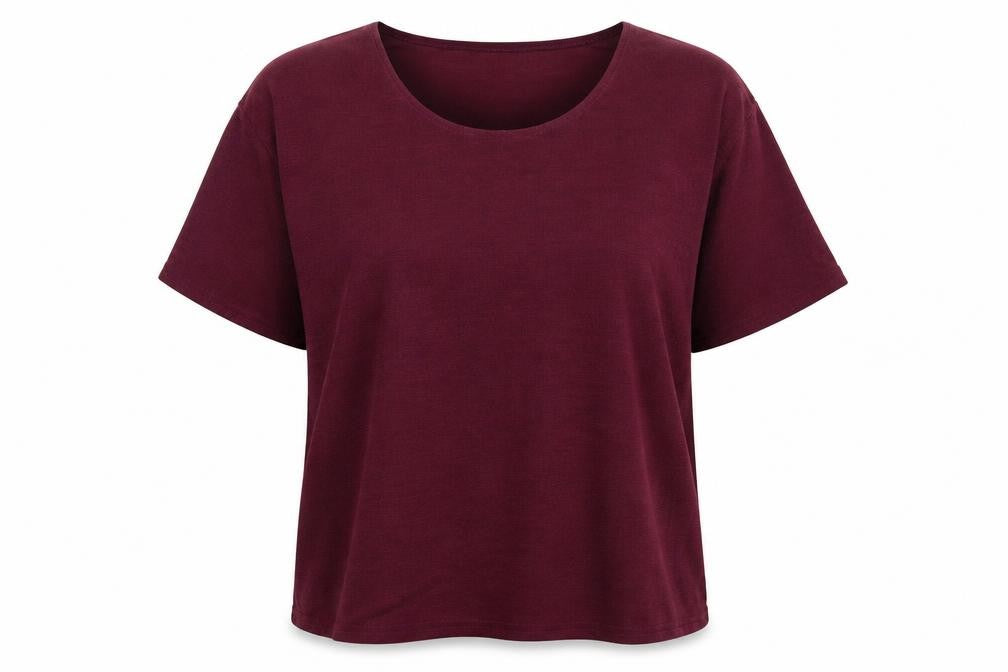 Womens UK Size 32 Classics Purple Basic T-Shirt