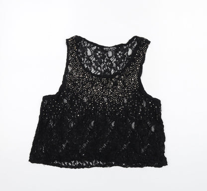 Womens UK Size 16 Select Black Basic Tank