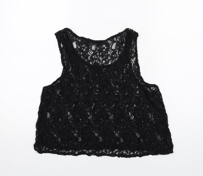 Womens UK Size 16 Select Black Basic Tank