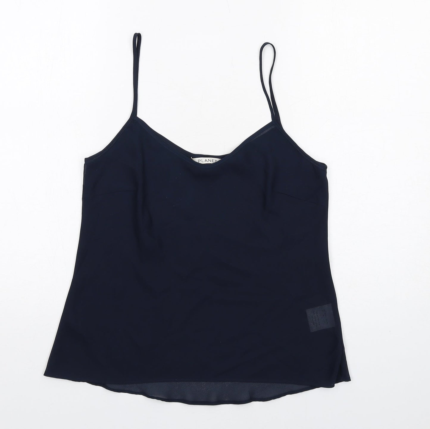 Womens UK Size 8 Planet Blue Camisole Tank