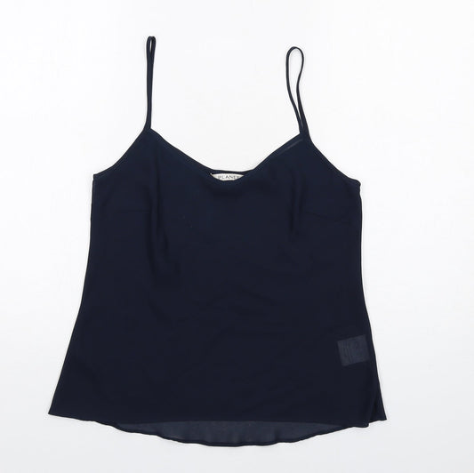 Womens UK Size 8 Planet Blue Camisole Tank