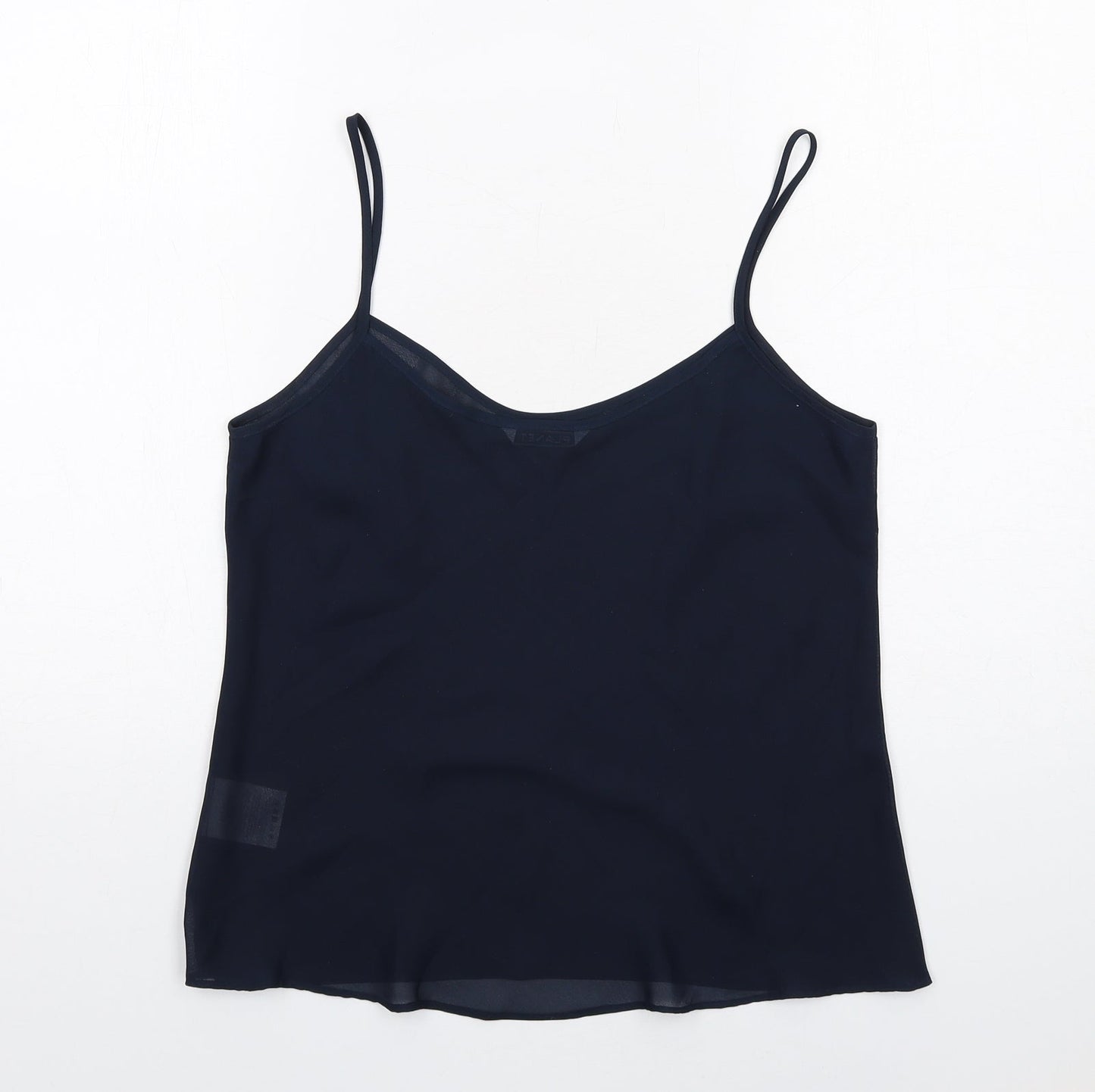 Womens UK Size 8 Planet Blue Camisole Tank