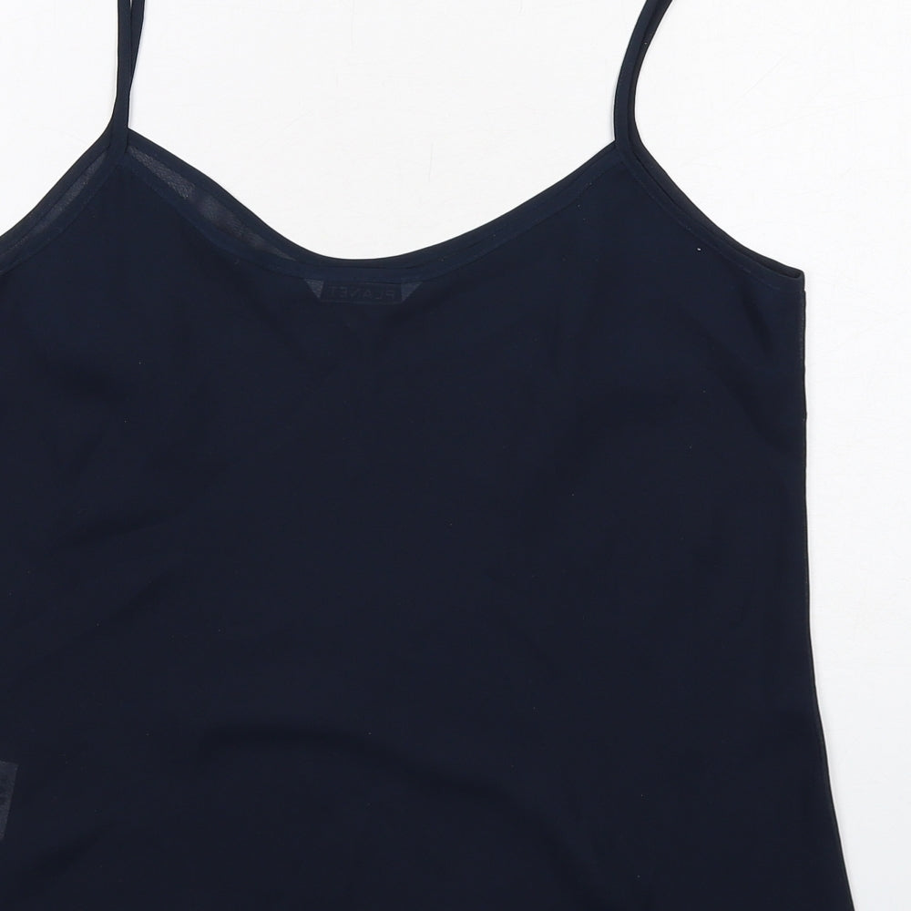 Womens UK Size 8 Planet Blue Camisole Tank