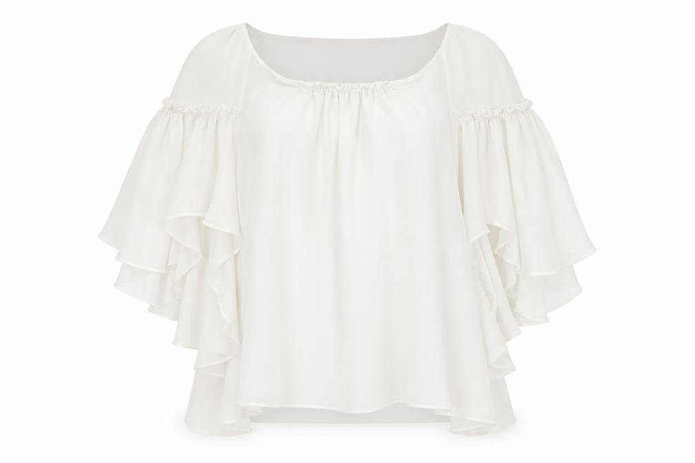 Womens UK Size XL Max Studio White Basic Blouse