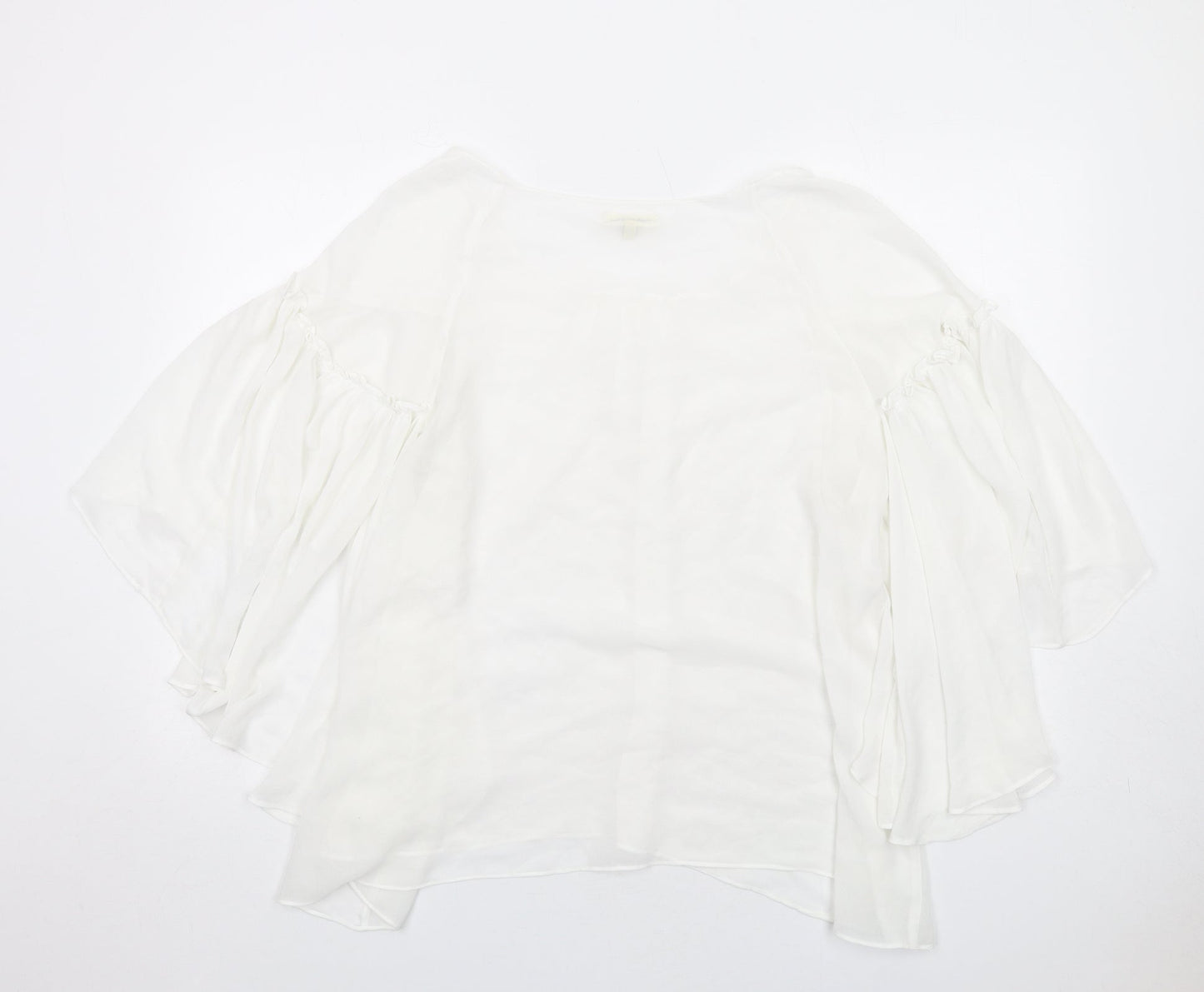 Womens UK Size XL Max Studio White Basic Blouse