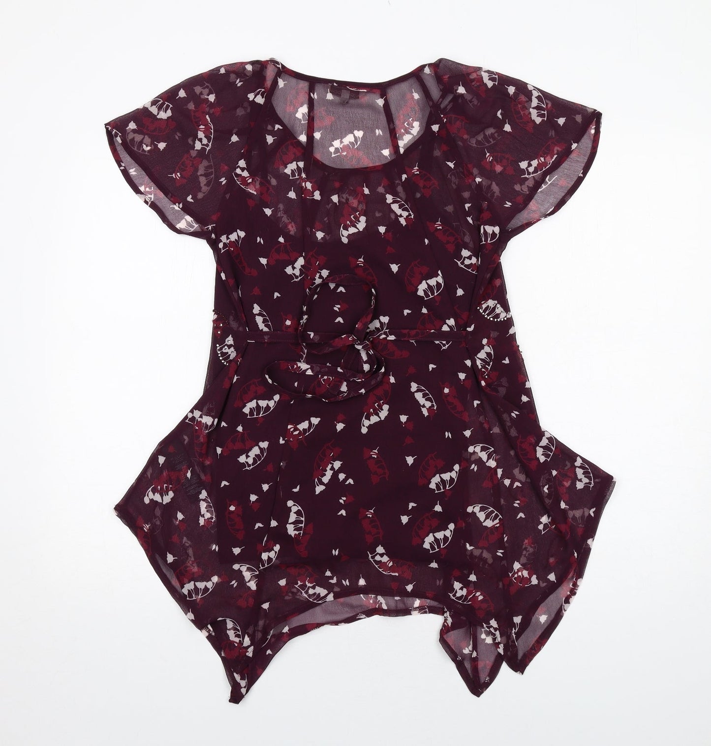 Womens UK Size 10 RJR.John Rocha Purple Basic Blouse